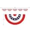 Beistle 11" x 12ft. Patriotic Bunting Banners, 2ct.